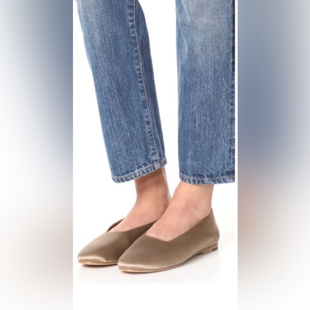 Vince Maxwell Fawn Satin Ballet Flat